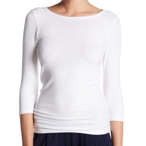 NWOT Three Dots Hilary 3/4 Length Sleeve Tee